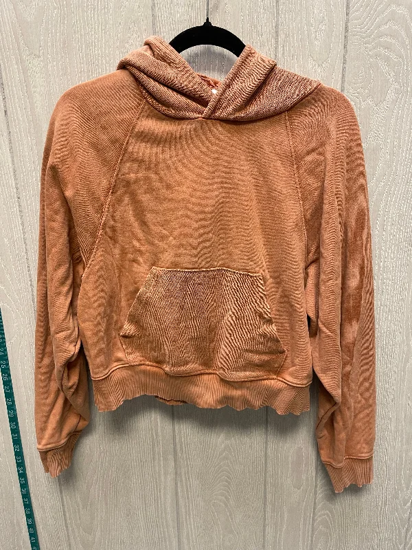 Sweatshirt Hoodie By Aerie In Brown, Size: M