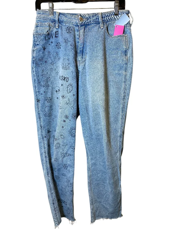 Jeans Straight By Hollister In Blue, Size: 4