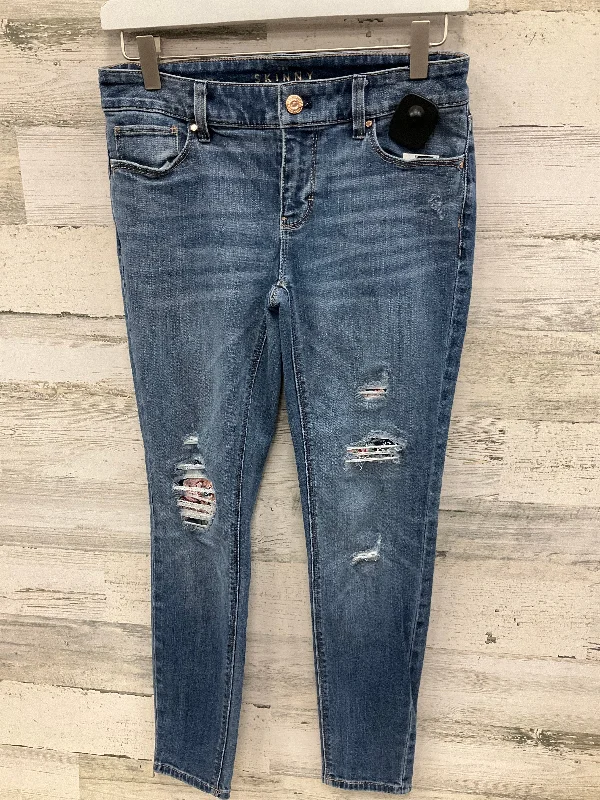 Jeans Skinny By White House Black Market In Blue Denim, Size: 2p