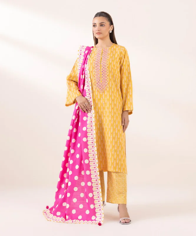 Printed Khaddar Dupatta