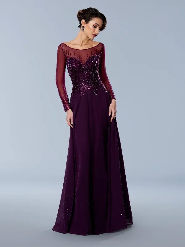 Stella Couture 24361 Long Sleeve Formal Evening Dress