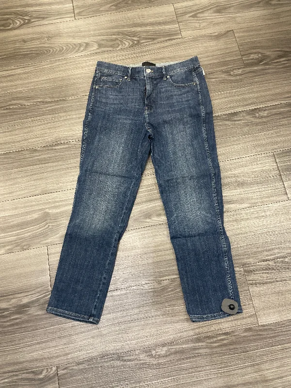 Jeans Straight By White House Black Market In Blue, Size: 10