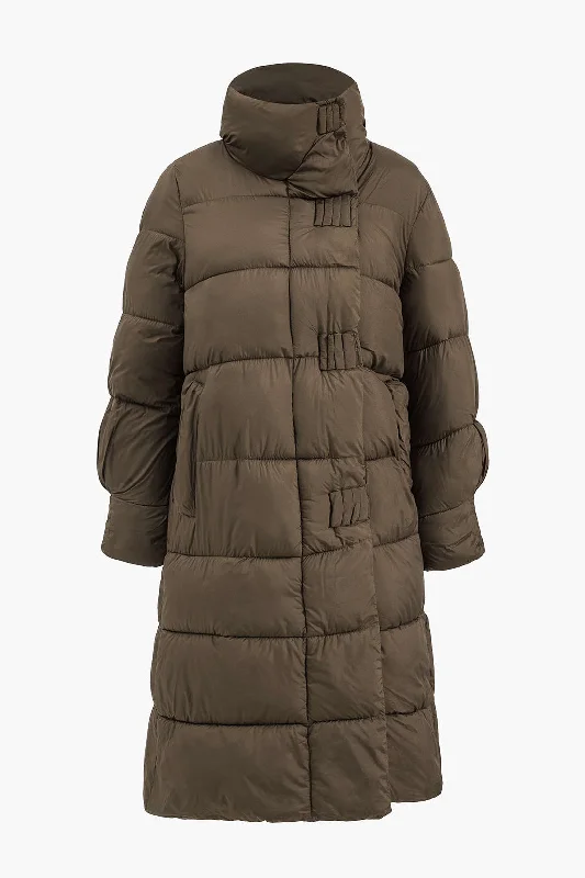 Solid Padded Pocket Puffer