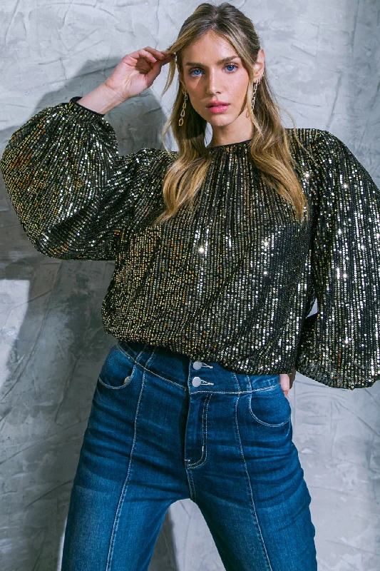 HOPE YOU REMEMBER SEQUIN TOP