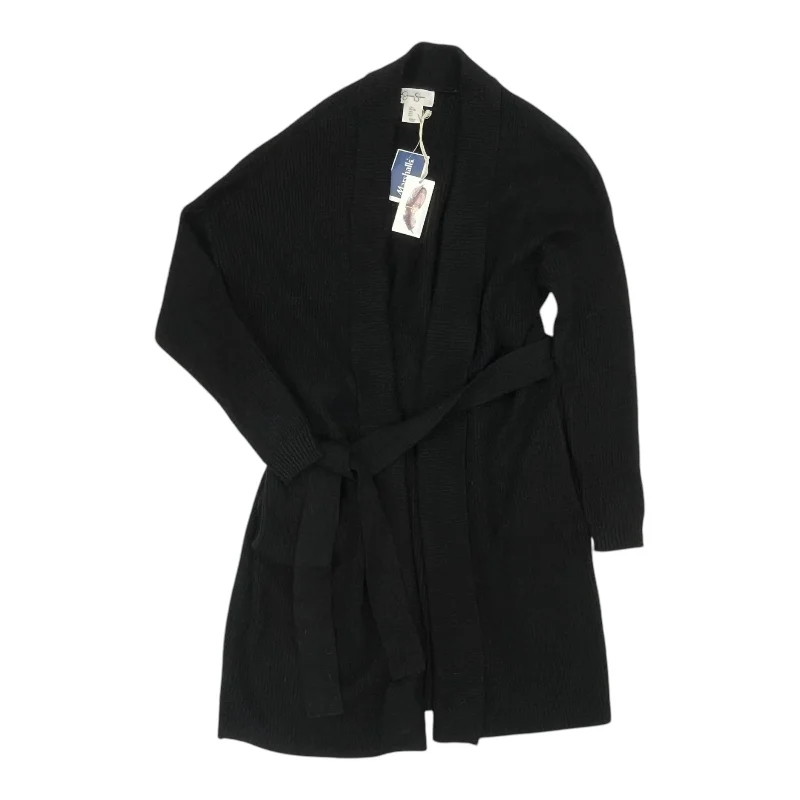 Sweater Cardigan By Jessica Simpson In Black, Size:L