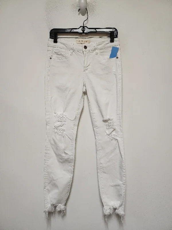 Jeans Skinny By Clothes Mentor In White, Size: 6