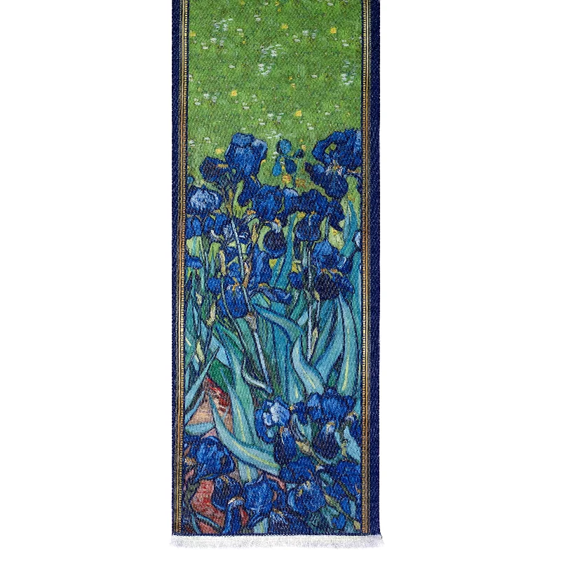 Van Gogh Irises Viscose\Poly Scarf