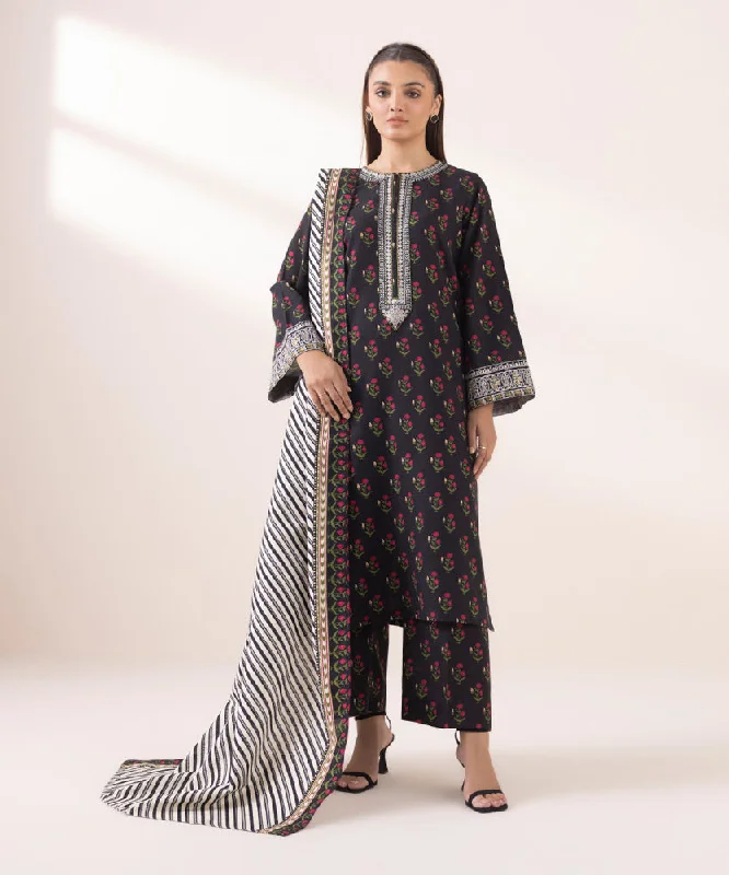 Printed Khaddar Dupatta