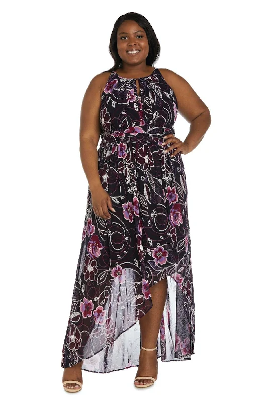 R&M Richards 7958W High Low Formal Plus Size Dress