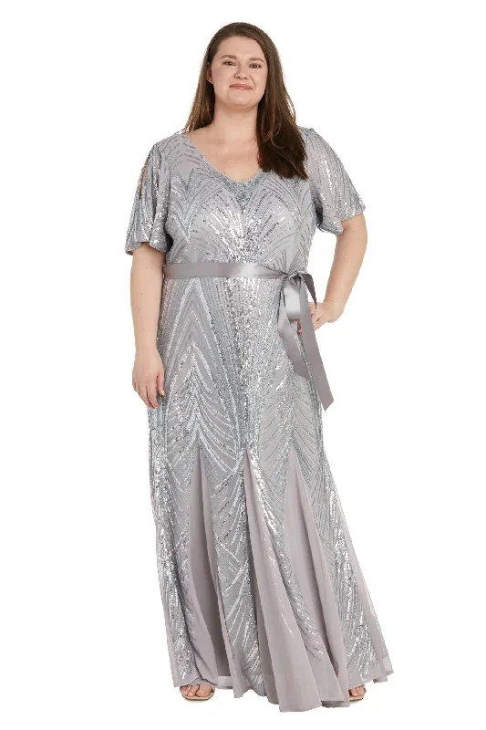 R&M Richards 9989W Plus Size Formal Dress