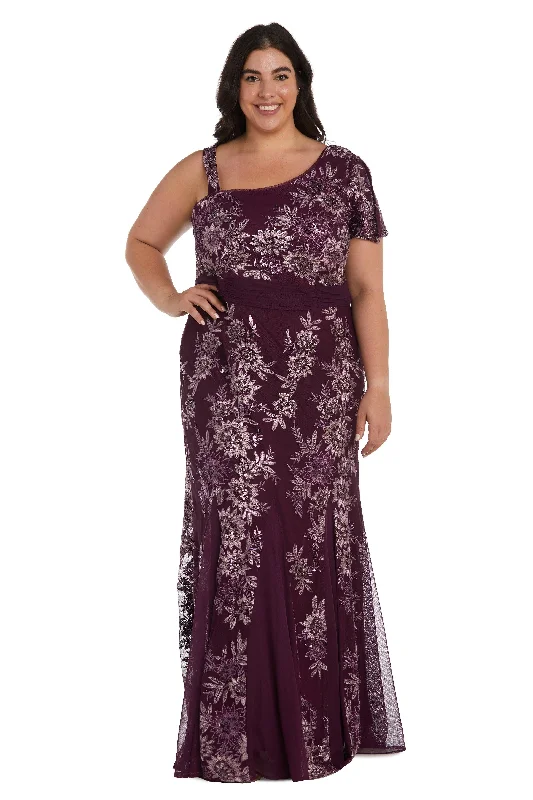 R&M Richards 9623W Long Plus Size Formal Dress