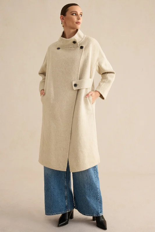 100% Wool Pocket Coat