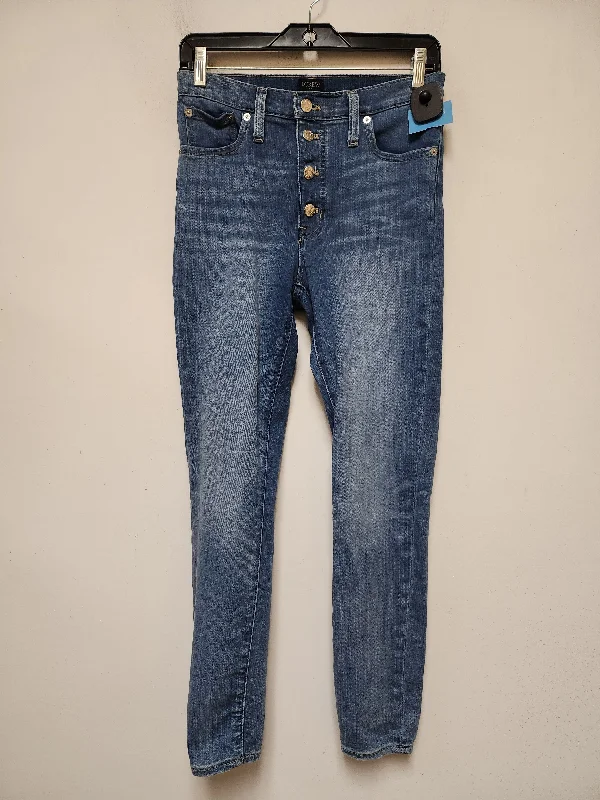 Jeans Skinny By J. Crew In Blue Denim, Size: 4