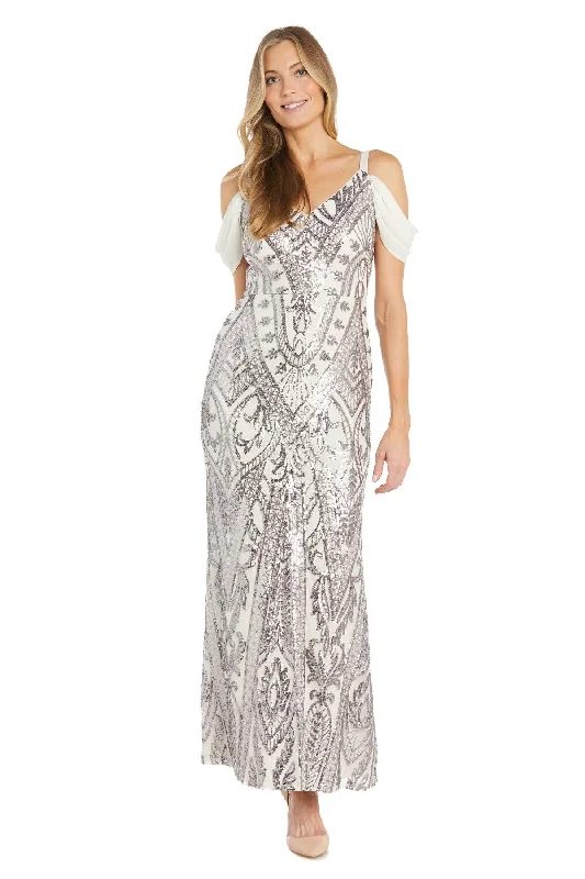 R&M Richards 1162 Formal Long Sequin Evening Gown