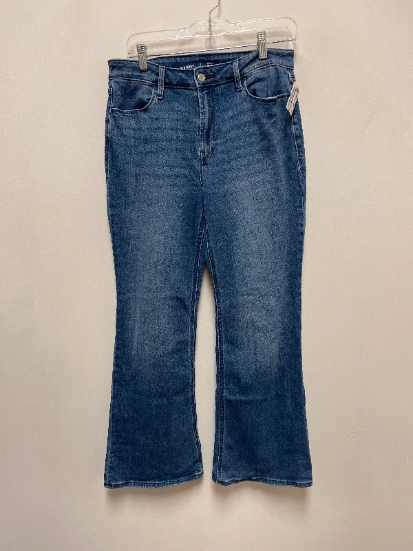 Jeans Flared By Old Navy In Blue Denim, Size: 8