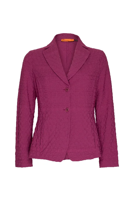 High Revere Jacket - Raspberry Jacquard 7805