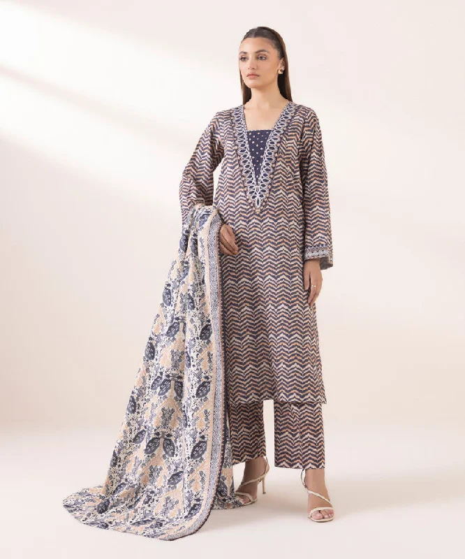 Printed Khaddar Dupatta