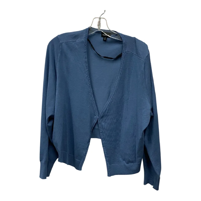 Cardigan By Torrid In Blue, Size:3X