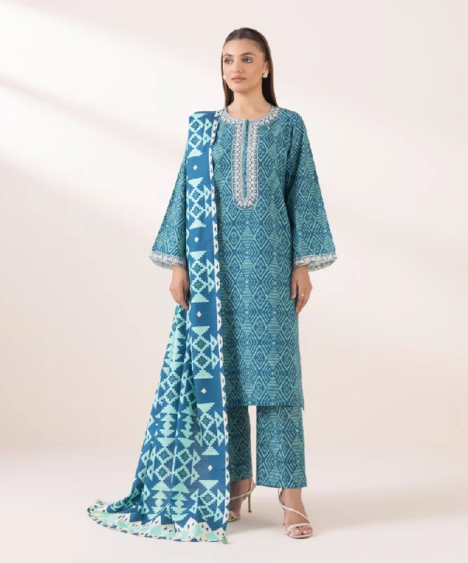 Printed Khaddar Dupatta