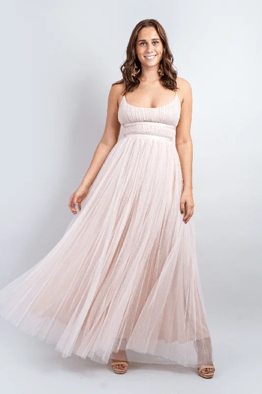 Champagne Ballerina Tulle Gown