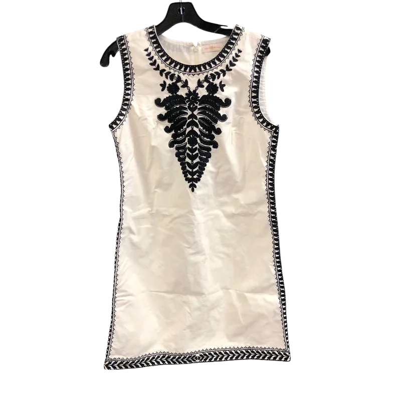 Dress Designer By Tory Burch In Black & White, Size: 10