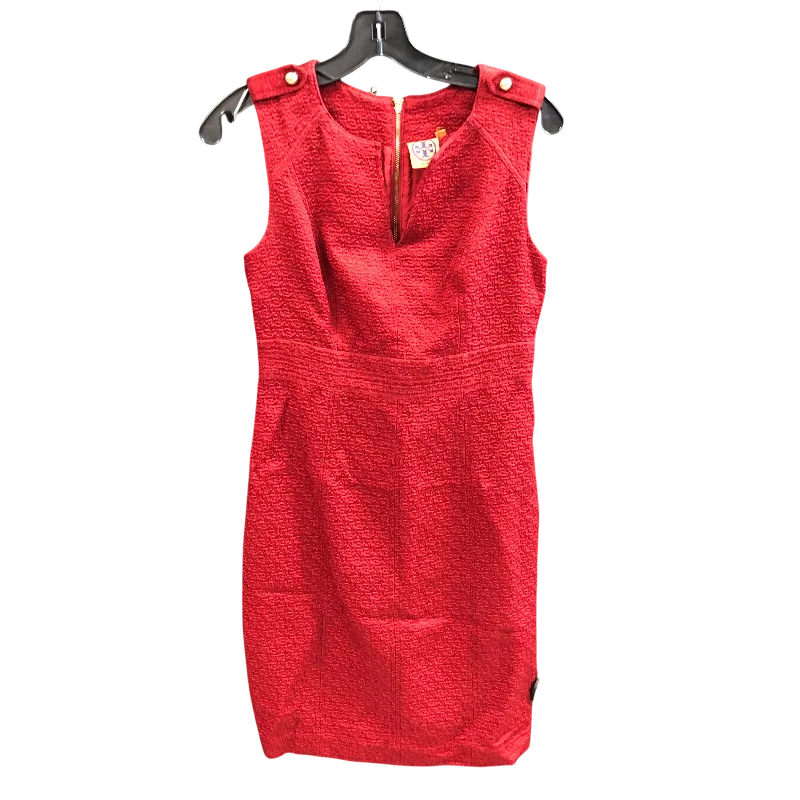 Dress Designer By Tory Burch In Red, Size: 4