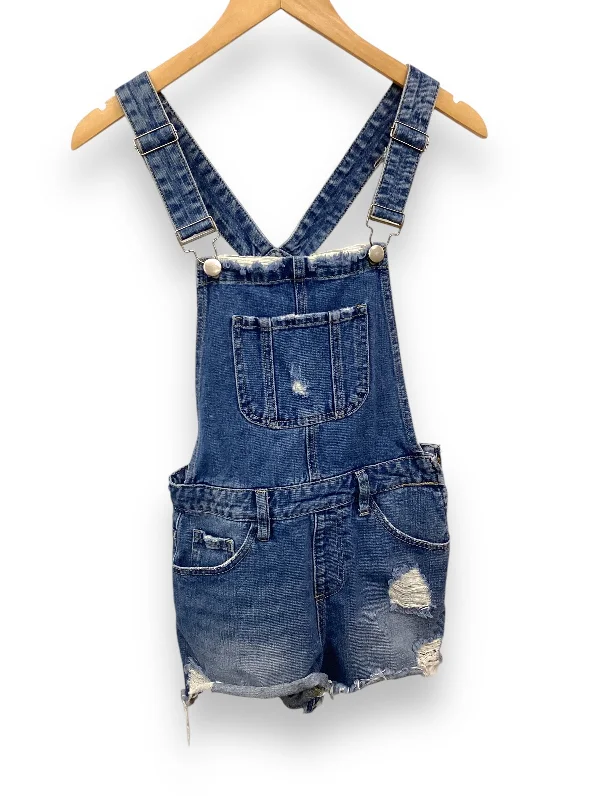 Romper By Forever 21 In Blue Denim