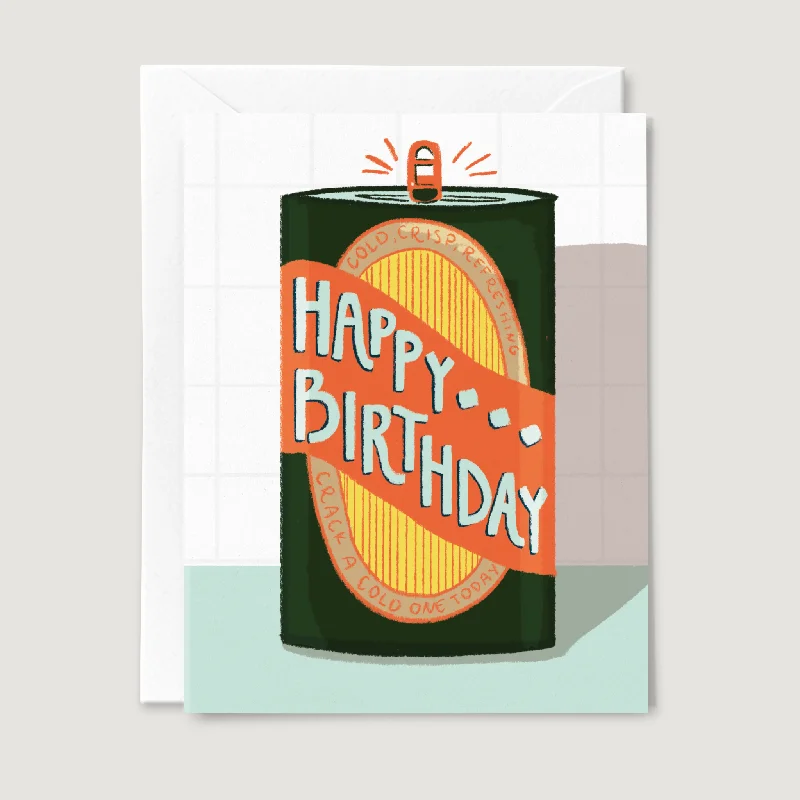 Crack a Cold One Birthday Card