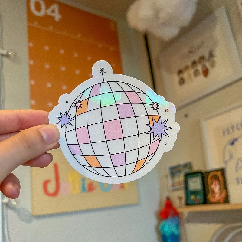 Discoball Suncatcher Decal