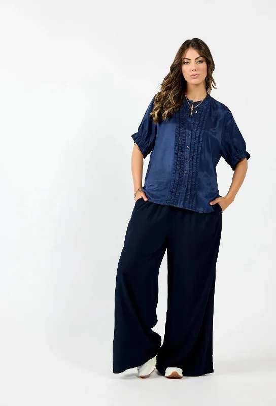 Drama the Label Triplet Blouse - Indigo