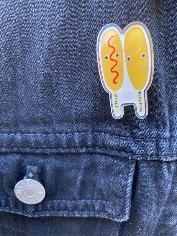 Stick Together Pin