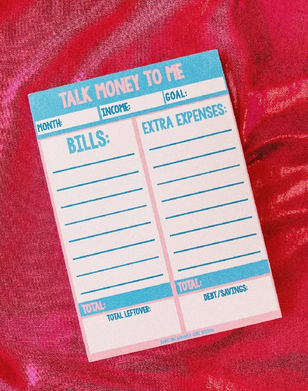 Talk Money Notepad