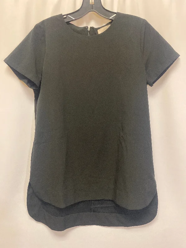 Black Top Short Sleeve Loft, Size Xs