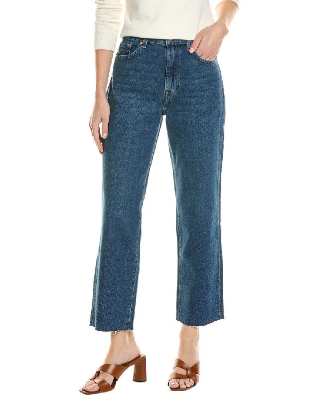 7 For All Mankind Logan Bluebell Stovepipe Jean