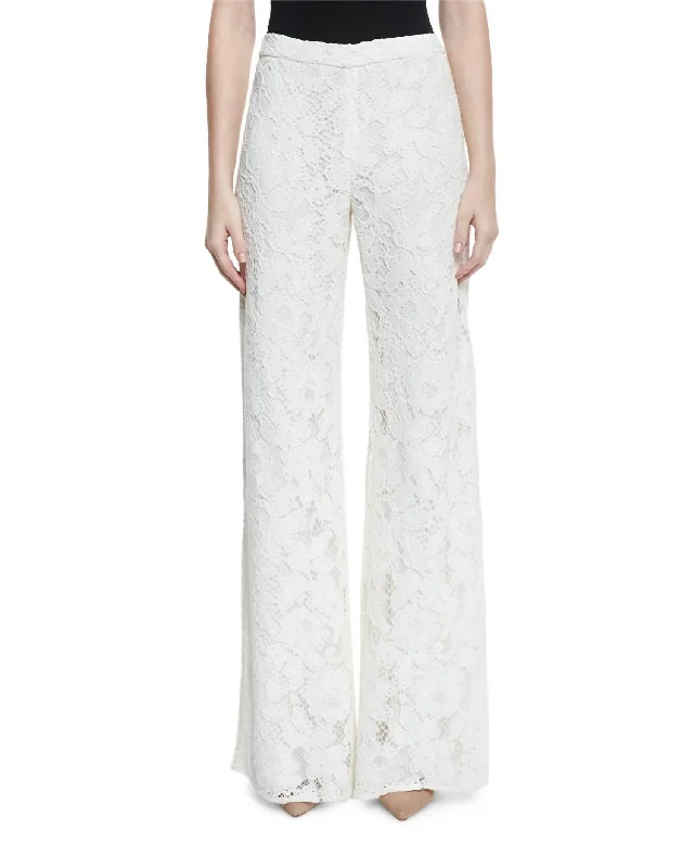 Rina Lace Pants In Cream