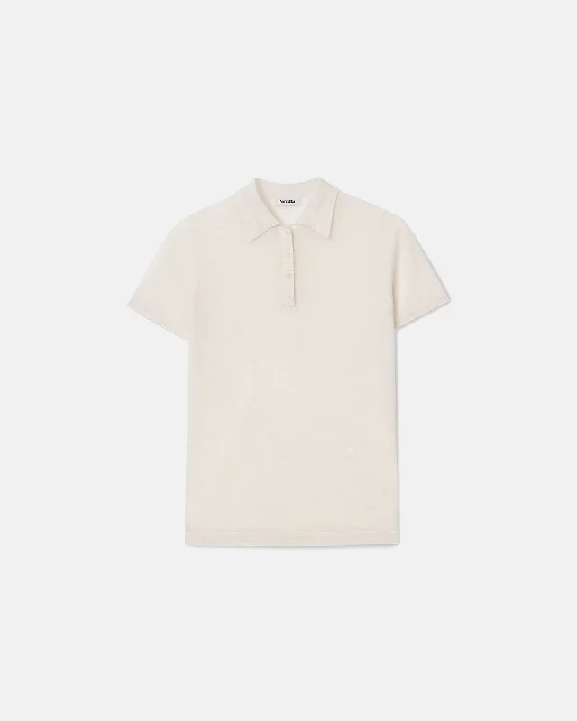 Hatti - Fine Merino Wool Shirt - Creme