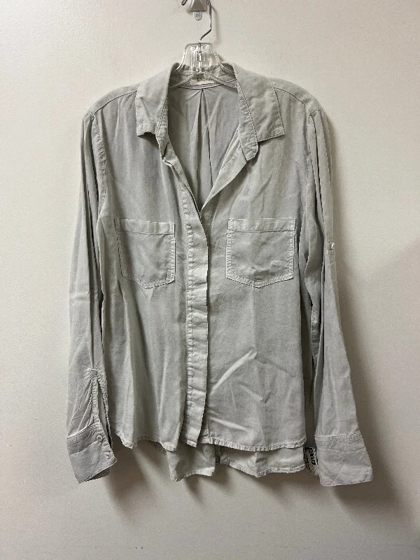 Top Long Sleeve By Bella Dahl In Grey, Size: L