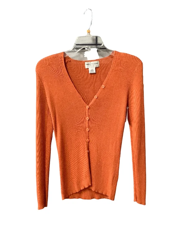 Top Long Sleeve By Rena Rowan In Orange, Size: Petite