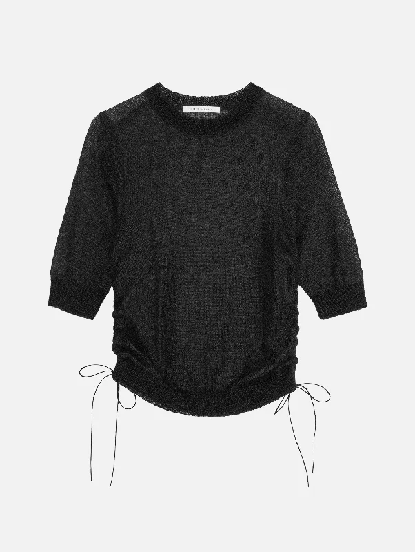 Videl Knit Top in Black